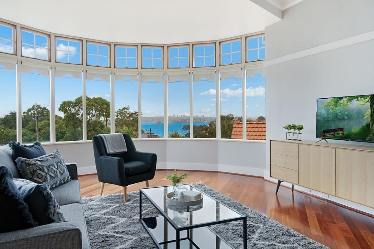 Huge Harbour View Apartment In Historic Home Sydney Exterior foto
